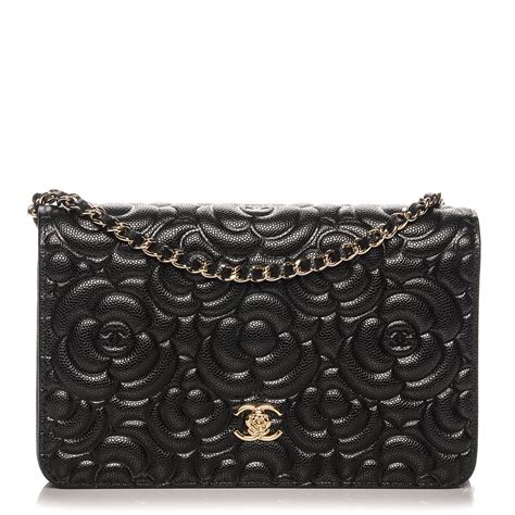 chanel camellia wallet on chain bag prices